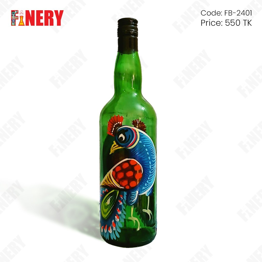 Rickshaw art Bottle